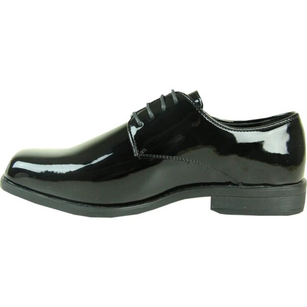 VANGELO Men Dress Shoe TUX-1 Oxford Formal Tuxedo for Prom & Wedding Black Patent