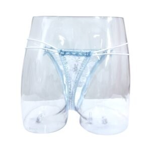 Delicate Lace G-String Trio with Bow Details