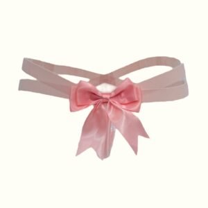 Playful Satin Bow Thong