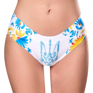 Memème Women’s Ultra-Comfortable UA - Petrykivka - Panties | Original Prints, Unique Designs | Breathable Cotton Crotch, Stretchy Fit, Soft Flat Seams, No Elastic Bands | Two Styles: Slip/Brief and Thong | Everyday Use